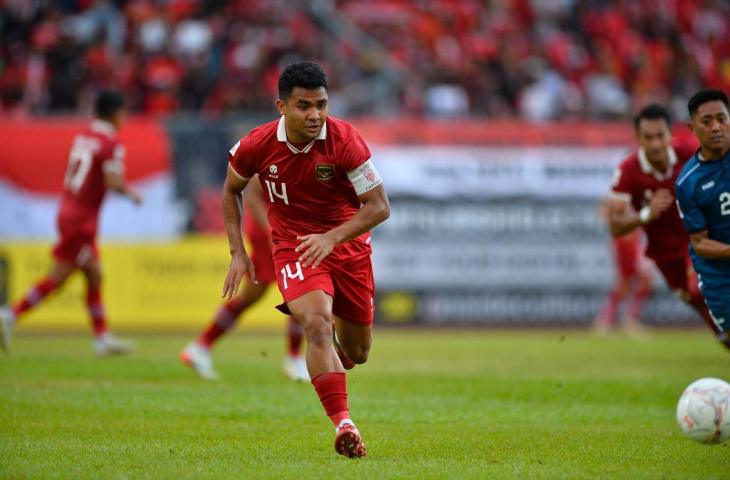 Bek kanan timnas Indonesia, Asnawi Mangkualam masuk nominasi bek terbaik di fase grup Piala AFF 2022. (Dok. affmitsubishielectriccup.com)