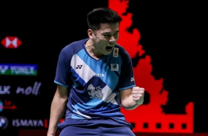 Tunggal putra Thailand Kunlavut Vitidsarn. (dok.BWF)