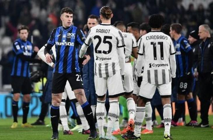 Juventus bermain imbang 3-3 lawan Atalanta dalam lanjutan Liga Italia. (AFP)