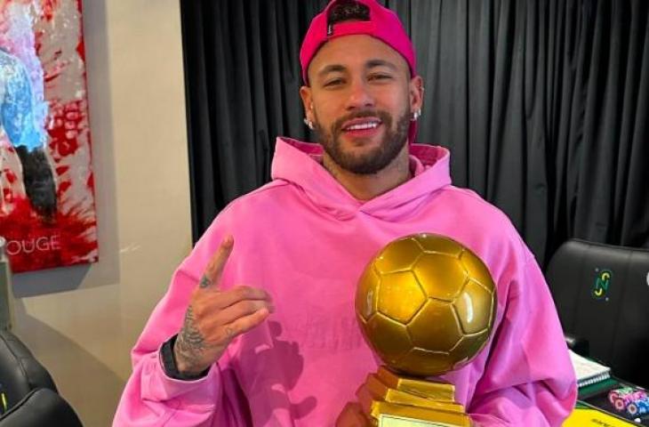 Neymar menangkan Samba d'Or 2023. (Instagram/neymar)