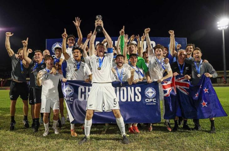 Timnas Selandia Baru U-20 saat menjuarai Piala OFC U-19 2022. (Dok. New Zealand Football))