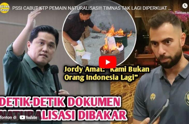 Cek fakta PSSI cabut KTP pemain keturunan. (YouTube/Delan Channel)