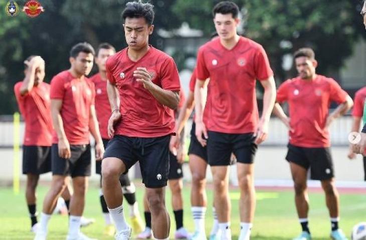 Elkan Baggott gabung latihan Timnas Indonesia jelang lawan Burundi. (Instagram/@pssi)