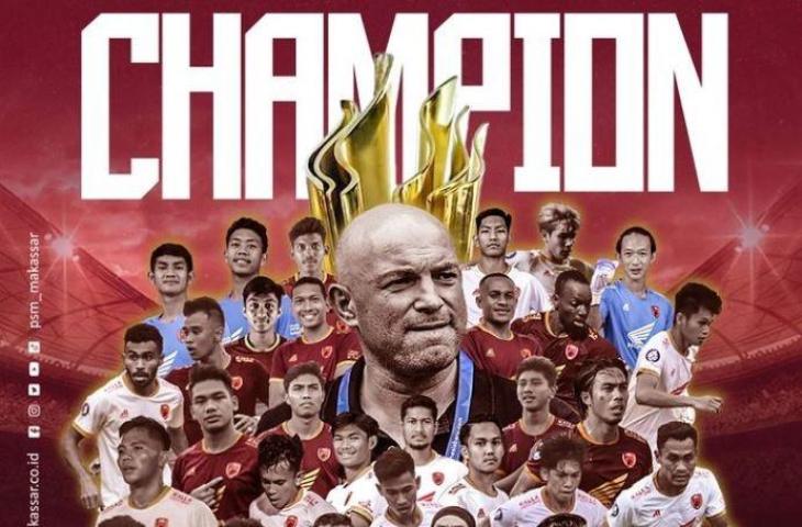 PSM Makassar juara BRI Liga 1 2022/2023. (Dok. PSM)