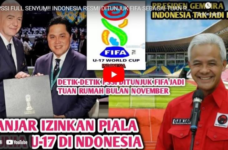 Cek fakta Indonesia resmi jadi tuan rumah Piala Dunia U-20 2023. (YouTube/Delan Channel)