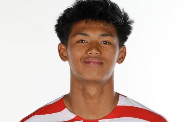 Pemain Atletico Madrid U-18, Santiago Rublico yang bela Filipina di SEA Games 2023. (Instagram/atletiacademia)