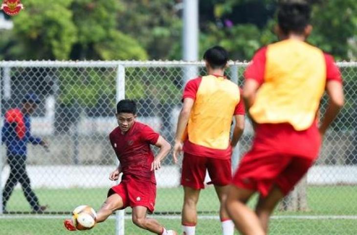 Pemain Timnas Indonesia U-22 Rio Fahmi. (Instagram/@pssi)