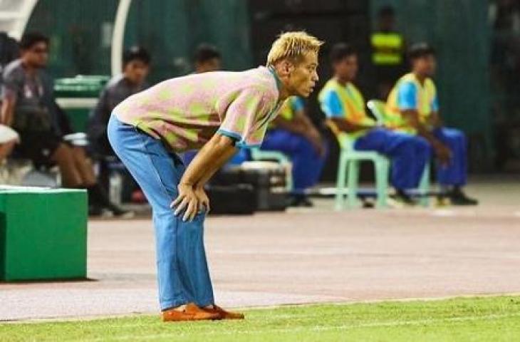 qKeisuke Honda tampak menggunakan outfit kece (Instagram/keisukehonda)