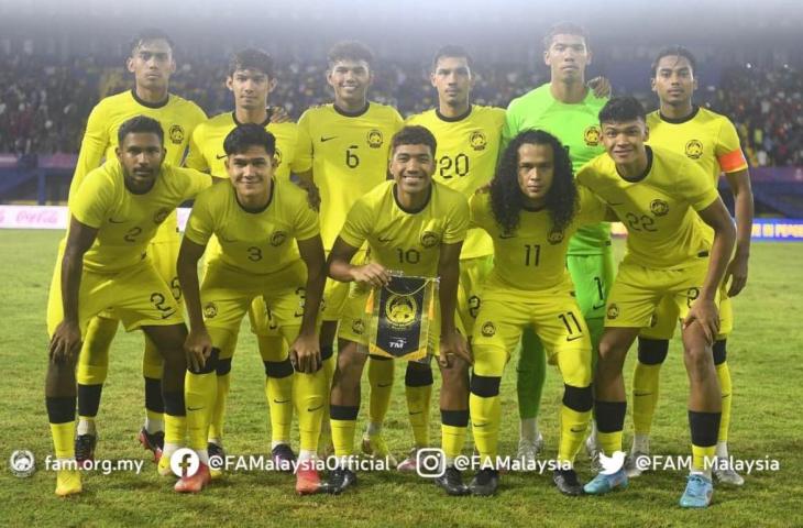 Timnas Malaysia U-22 di SEA Games 2023. (Dok. FAM)