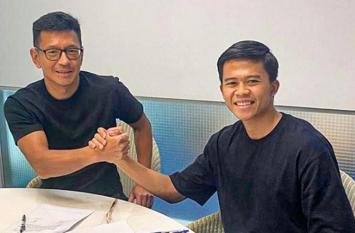 Edo Febriansyah resmi gabung Persib Bandung. (Instagram/@persib)