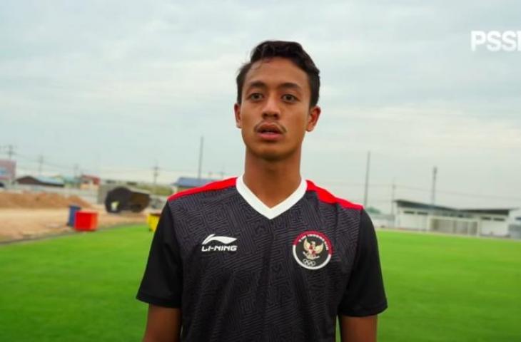 Pemain Timnas Indonesia U-22, Haykal Alhafiz. (PSSI)