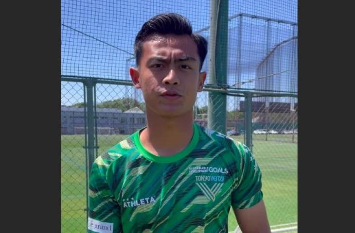 Pemain Tokyo Verdy, Pratama Arhan. (Instagram/tokyoverdy)