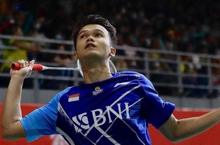 Tunggal putra Indonesia Christian Adinata lolos ke perempat final Malaysia Masters 2023. (Instagram/@ina.badminton)