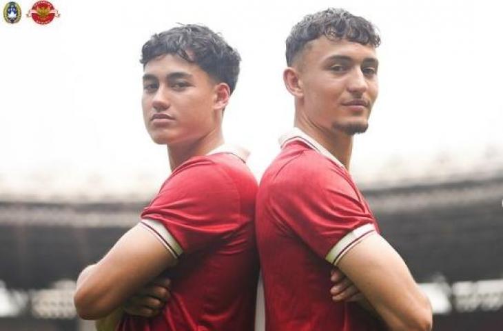 Pemain naturalisasi Timnas Indonesia Rafael Struick dan Ivar Jenner. (Instagram/@pssi)