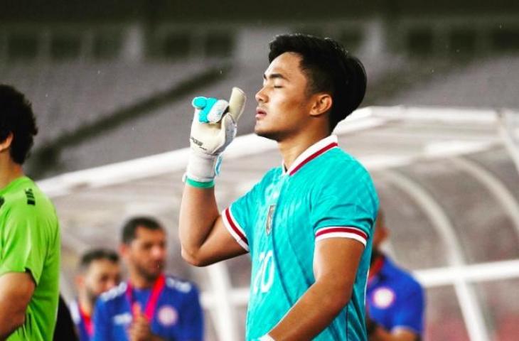 Kiper Timnas Indonesia, Ernando Ari Sutaryadi. (Instagram/nandoariiiss)