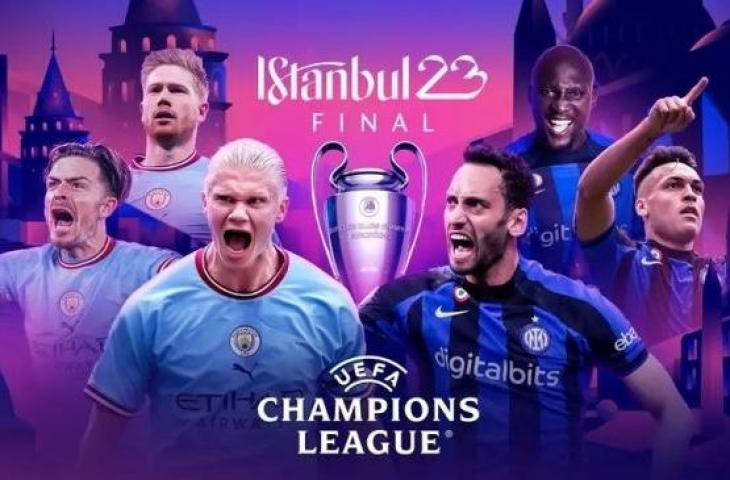 Manchester City vs Inter Milan di final Liga Champions 2022-2023. [Vidio.com]