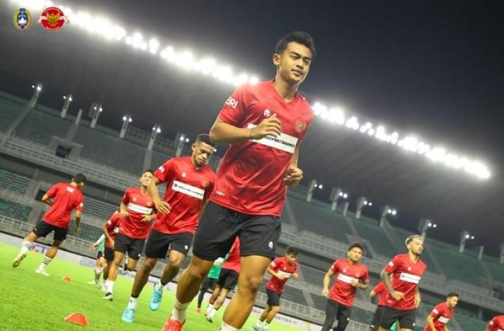 Potret sesi latihan Timnas Indonesia. (Dok. PSSI)