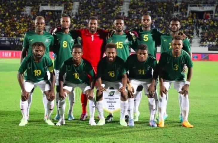 Potret pemain Timnas Kepulauan Solomon saat melawan Malaysia di FIFA Matchday. (Instagram/famalaysia)