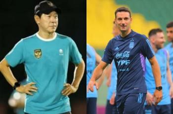 Bikin Timnas Indonesia Repotkan Argentina, Shin Tae-yong Dapat Pujian Selangit Lionel Scaloni