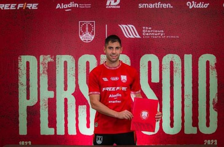 Penyerang anyar Persis Solo, David Gonzalez. (Dok. Persis Solo)