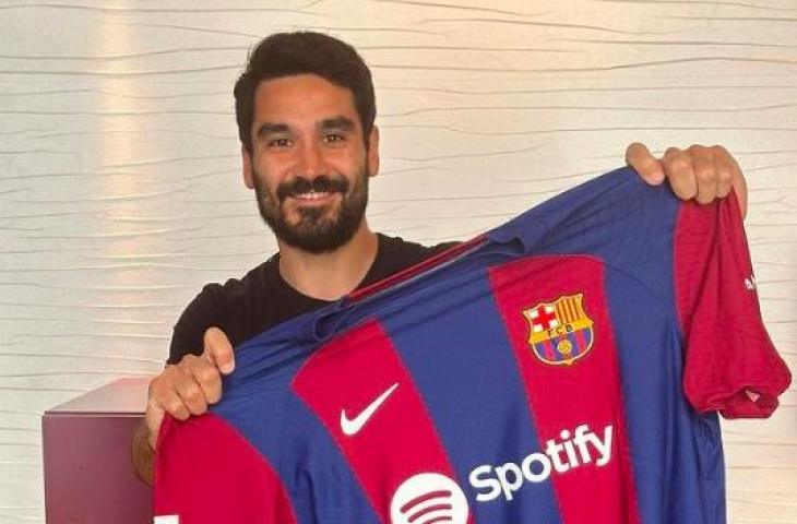 Ilkay Gundogab gabung Barcelona. (Instagram/fcbarcelona)