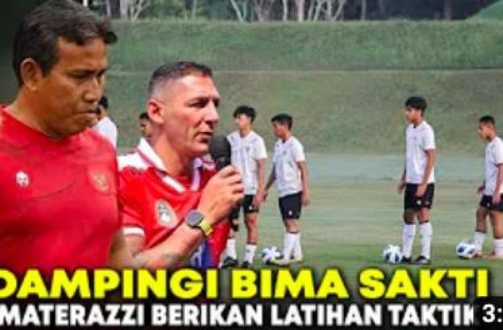 Marco Materazzi diam-diam beri wejangan khusus untuk Bima Sakti sebagai modal di Piala Dunia U-17. (Youtube)