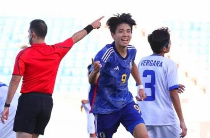 Pemain Timnas Jepang U-17 Yutaka Michiwaki. (Facebook/Japanfootball)