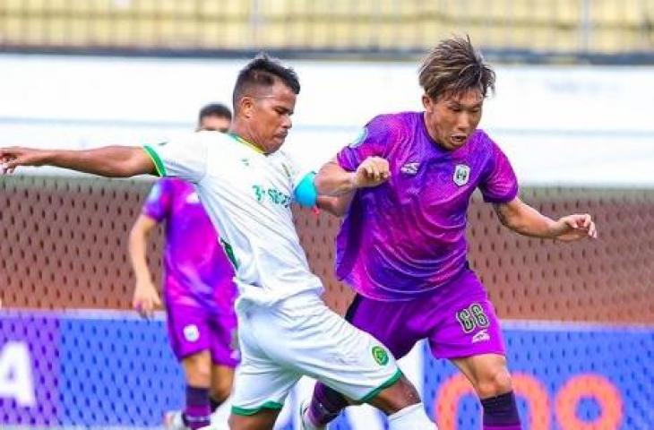 Mitsuru Maruoka cetak brace saat Rans Nusantara FC kalahkan Persikabo 1973 dengan skor 2-1. (Dok. Rans Nusantara FC)