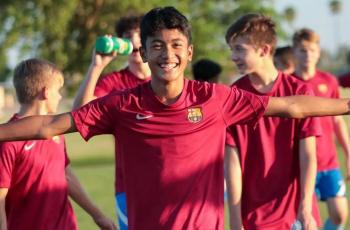 Mentereng! Gelandang Akademi Barcelona Cetak Gol saat Timnas Indonesia U-17 Menang 3-0 Lawan Persis U-17