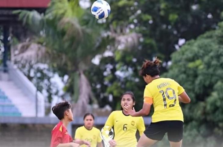 Timnas Putri Malaysia U-19 vs Vietnam di Piala AFF Wanita U-19 2023. (Instagram/@theaseanball)