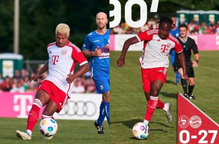 Bayern Munchen vs Rottach Egern. (Instagram/@fcbayern)