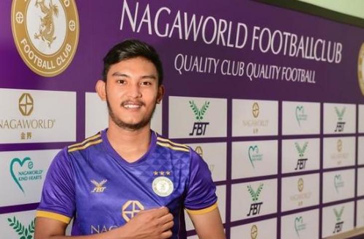 Rafli Mursalim gabug Nagaworld FC. (Instagram.@nagaworld.fc)