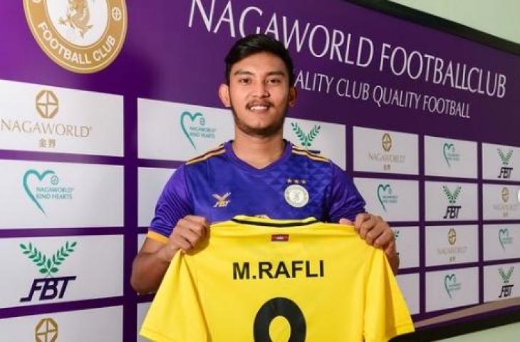 Rafli Mursalim gabug Nagaworld FC. (Instagram/@nagaworld.fc)