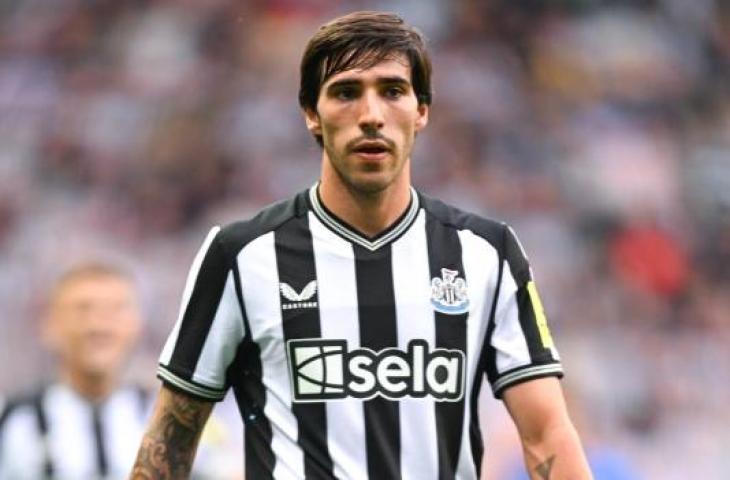 Sandro Tonali saat bermain di Newcastle United. (Twitter/newcastleunited)