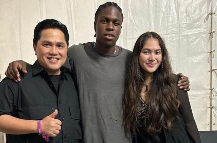 Erick Thohir, Daniel Caesar, dan Alia Thohir. (Instagram/@erickthohir)