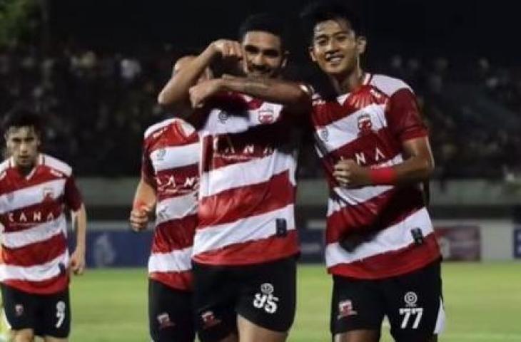 Madura United di BRI Liga 1 2023-2024. (Instagram/@maduraunitedfc)