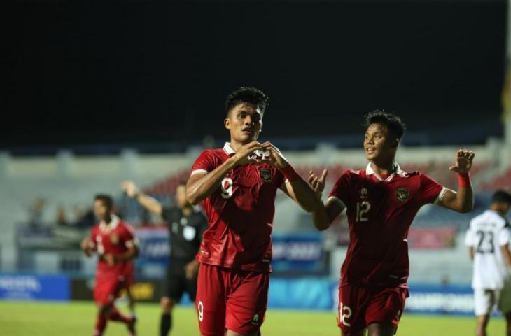 Ramadhan Sananta striker asal Persis Solo bisa dikombinasikan dengan pemain dari Belanda di Timnas Indonesia.(Dok. PSSI)