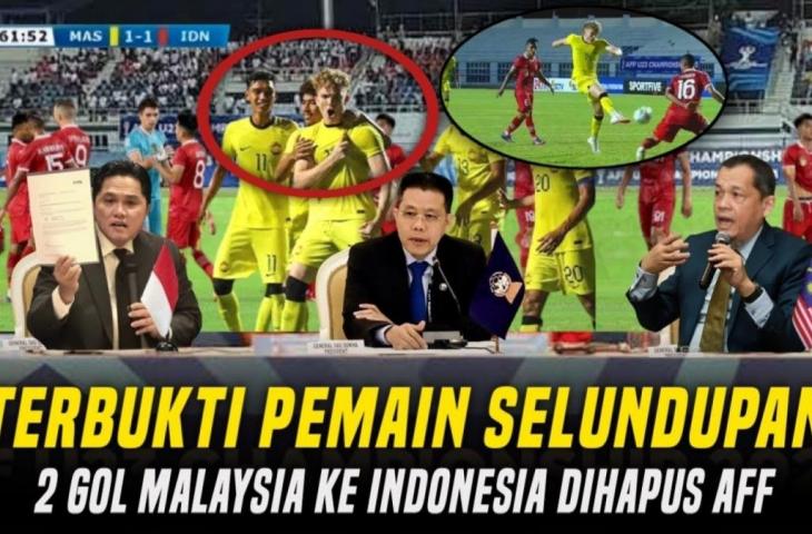 Benarkah AFF batalkan 2 gol Malaysia atas Indonesia. (sumber: [YouTube/INFO INTELIJEN])