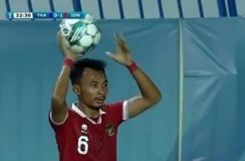 Momen Robi Darwis Kerasukan Lemparan Mematikan Pratama Arhan saat Bungkam Thailand