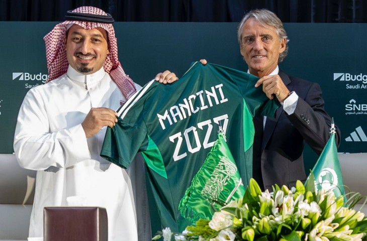 Roberto Mancini resmi menjadi pelatih baru Arab Saudi. (Dok. SAFF)