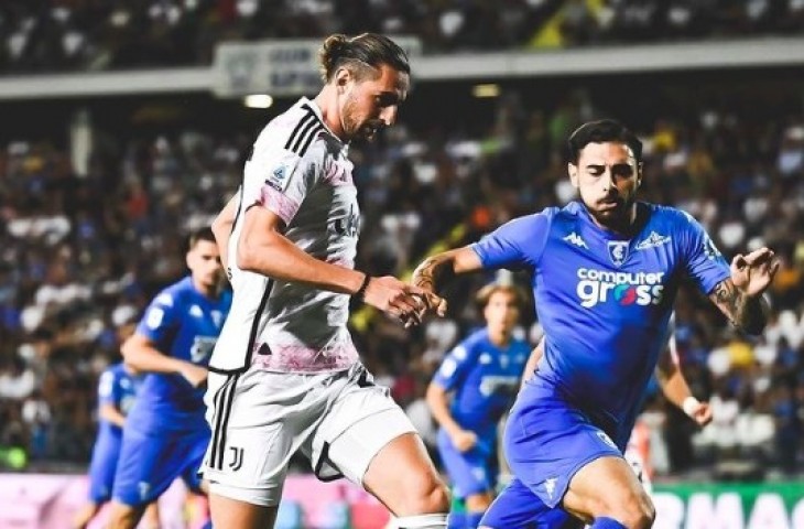 Aksi Adrien Rabiot saat Juventus kalahkan empoli 2-0. (Dok. Juventus)