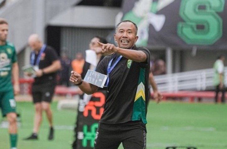 Pelatih sementara Persebaya Surabaya, Uston Nawawi. (Dok. Persebaya)