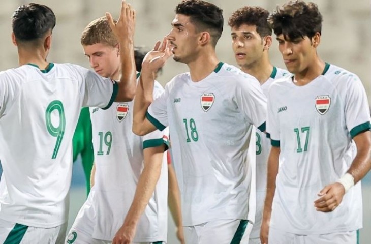 Irak saat membantai Makau 13-0 di Kualifikasi Piala Asia U-23 2024. (Dok. AFC)