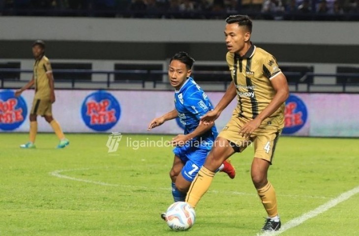 Pertemuan Persib vs Dewa United. (Dok. LIB)