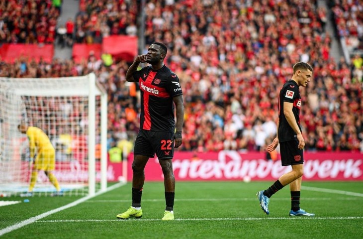 Striker Bayer Leverkusen, Victor Boniface. (Instagram/boniface_jrn)