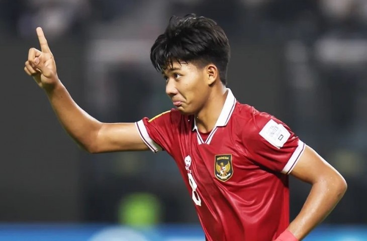 Arkhan Kaka berhasil mencetak gol di laga pembuka Piala Dunia U-17. (Foto: Instagram @pssi)