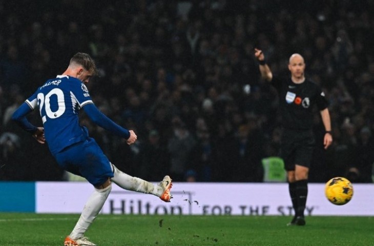 Pertandingan seru antara Chelsea dan Manchester City pada pekan ke-12 Liga Inggris di Stadion Stamford Bridge pada Minggu (12/11/2023) menghasilkan drama 8 gol yang memukau para penonton. (@chelseafc)