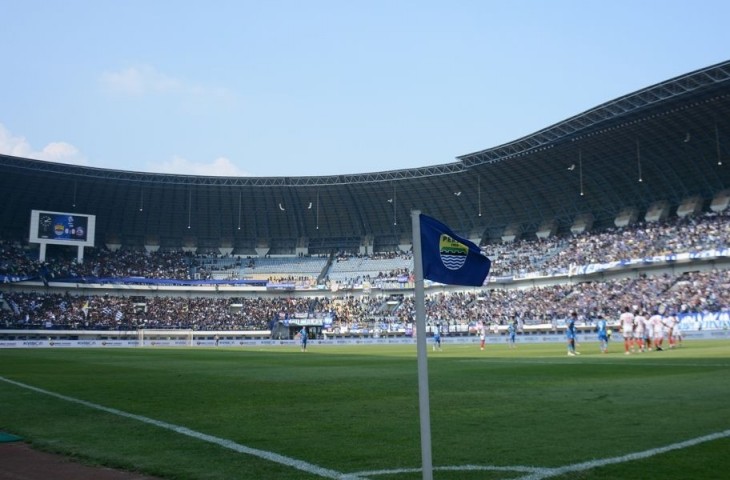 Suasana pertandingan Persib di Stadion Gelora Bandung Lautan Api. (MO Persib)