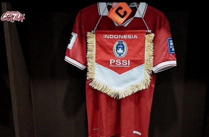 Jersey Timnas Indonesia. Sebagai informasi, Timnas Indonesia akan bertarung di Piala Asian U-23 yang akan digelar di Qatar pada 15 April hingga 3 Mei 2024. (@timnas.indonesia)