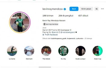 Dipinang Persib, 'Senjata' Kevin Ray Mendoza Berubah, Namanya Menghilang di Instagram